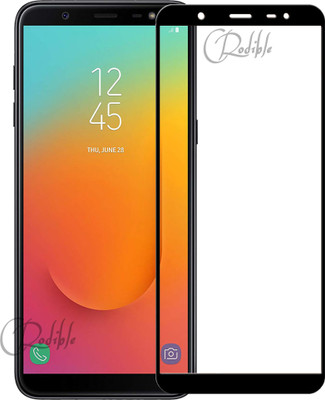 CRodible Edge To Edge Tempered Glass for Samsung Galaxy J8(Pack of 1)