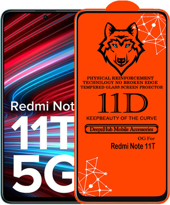 CRodible Edge To Edge Tempered Glass for Redmi Note 11T 5G(Pack of 1)