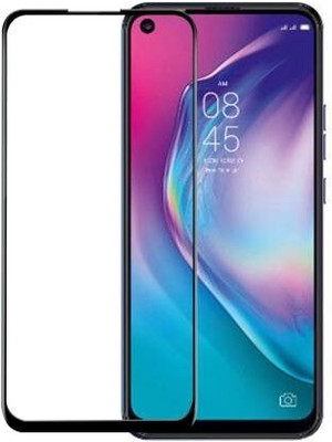 FlipSmartGuard Edge To Edge Tempered Glass for Tecno Camon 15 With 9H hardness, Edge To Edge Full Screen Coverage| Oleophobic Coating | Ultra HD+ | Case Friendly| With Easy Installation Kit.(Pack of 1)