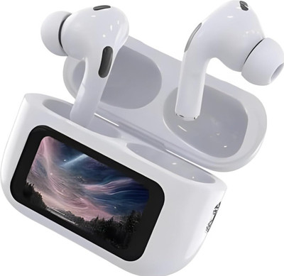 ear wear Nano Glass for spellcell Display Touch screen Earbud with ANC ASAP Charge & 40 HRS Playback Fast charging Bluetooth(Pack of 1)