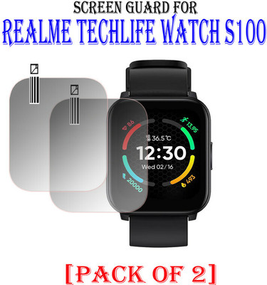 YCHROZE Impossible Screen Guard for Realme Techlife Watch S100(Pack of 2)