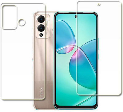 MUTAALI Front and Back Tempered Glass for Infinix Hot 12 Play NFC(Pack of 1)