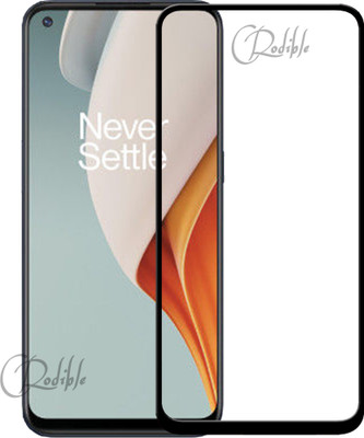 CRodible Edge To Edge Tempered Glass for OnePlus Nord N100(Pack of 1)