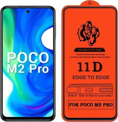 FlipSmartGuard Edge To Edge Tempered Glass for Poco M2 Pro(Pack of 1)