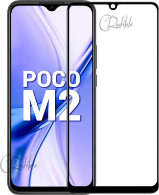 CRodible Edge To Edge Tempered Glass for POCO M2(Pack of 1)