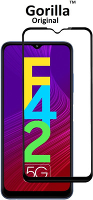 LAMIYANA Edge To Edge Tempered Glass for SAMSUNG Galaxy F42 5G, SAMSUNG Galaxy F42 5G (Gorilla Original)(Pack of 1)