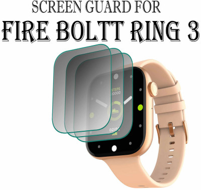 hirdesh Impossible Screen Guard for Fire-Boltt Ring 3 1.8 INCH(Pack of 3)