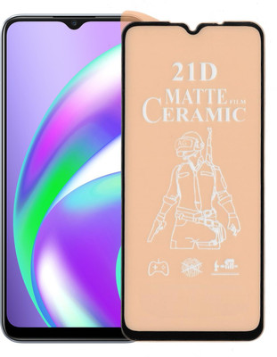 REDDWARF Edge To Edge Tempered Glass for realme C12(Pack of 1)