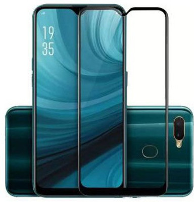 Shree Store Edge To Edge Tempered Glass for Oppo A5s(Pack of 1)