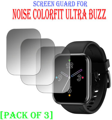 hirdesh Edge To Edge Tempered Glass for Noise Colorfit Ultra Buzz(Pack of 3)
