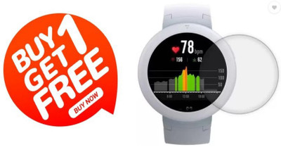 KONG FU MA Nano Glass for AMAZFIT Verge Lite SmartWatch BUY1GET1 AA(Pack of 2)