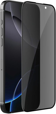 mobinix Edge To Edge Tempered Glass for iPhone 16 Pro Max, Privacy Anti Spy Glass with Matte Finish(Pack of 1)