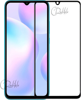 CRodible Edge To Edge Tempered Glass for Redmi 9A(Pack of 1)
