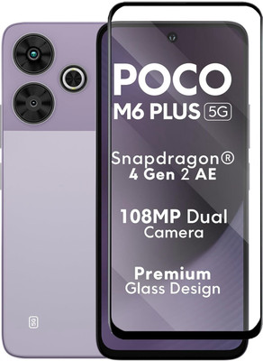 INSTYLE Tempered Glass Guard for Poco M6 Plus 5G(Pack of 1)