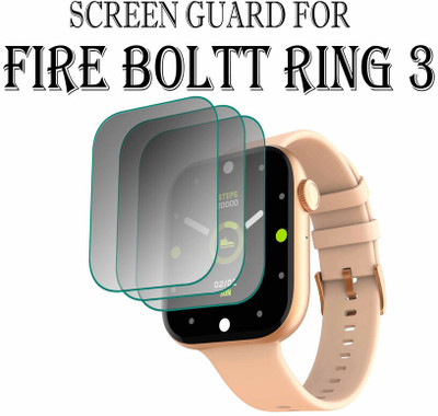 YCHROZE Impossible Screen Guard for Fire-Boltt Ring 3 1.8 INCH(Pack of 3)