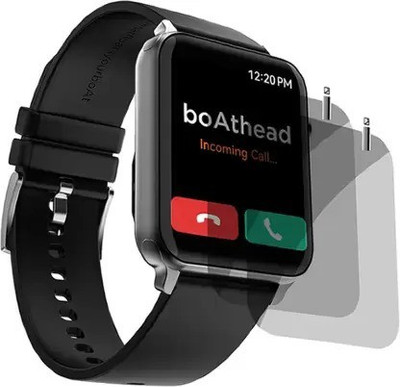 siglaciz Tempered Glass Guard for boAt Storm Call SMART WATCH(Pack of 2)
