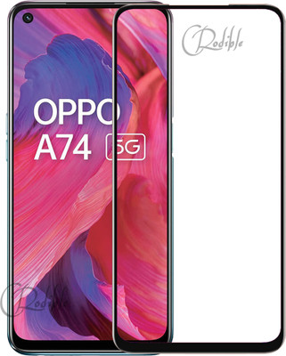 CRodible Edge To Edge Tempered Glass for OPPO A74 5G(Pack of 1)