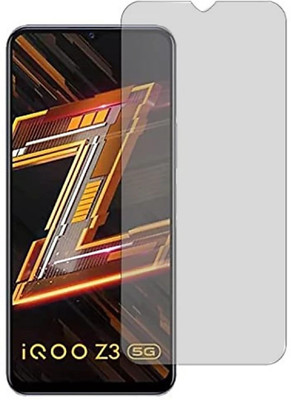 FlipSmartGuard Tempered Glass Guard for IQOO Z3 Matte Tempered Glass Full Screen Coverage Except Edges (Tempared Glass/Screen Protector) (NOT A TEMPARED GLASS)(Pack of 1)