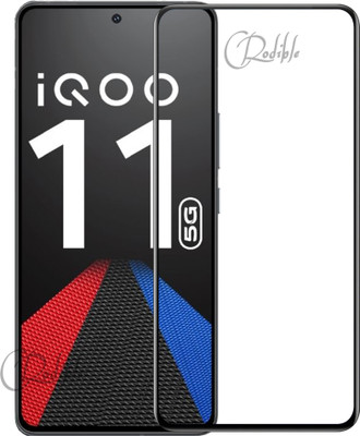 CRodible Edge To Edge Tempered Glass for iQOO 11 5G(Pack of 1)