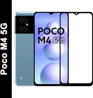 My Swag Edge To Edge Tempered Glass for Poco M4 5G(Pack of 1)