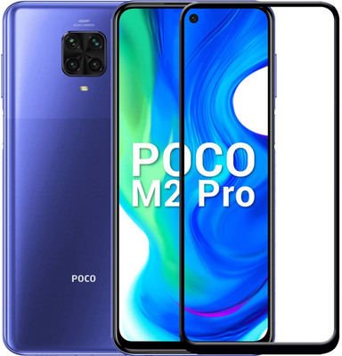 Xester Edge To Edge Tempered Glass for Poco M2 Pro(Pack of 2)