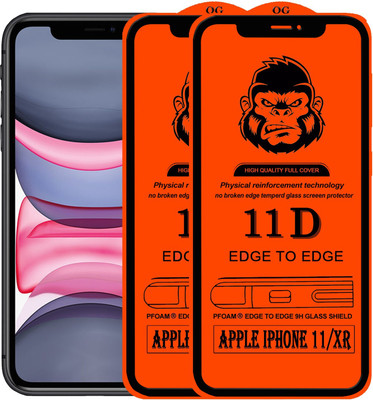 Xester Edge To Edge Tempered Glass for APPLE IPHONE 11(Pack of 2)