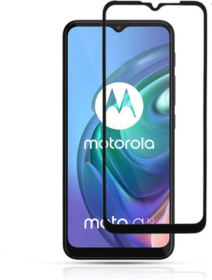 REDDWARF Edge To Edge Tempered Glass for MOTOROLA G10 Power(Pack of 1)