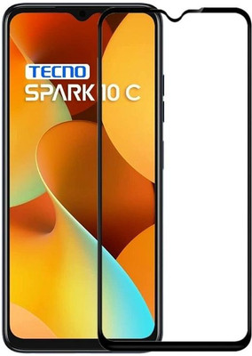 HESOFY Edge To Edge Tempered Glass for Tecno Spark 10C(Pack of 1)