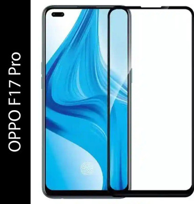 My Swag Edge To Edge Tempered Glass for Oppo F17 Pro(Pack of 1)