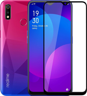 Xester Edge To Edge Tempered Glass for Realme 3i(Pack of 3)