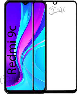 CRodible Edge To Edge Tempered Glass for Redmi 9C(Pack of 1)