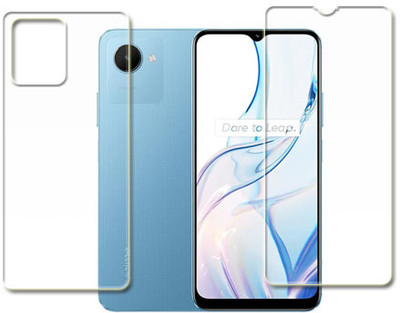 ARBAN Front and Back Tempered Glass for Realme C30s(Pack of 1)