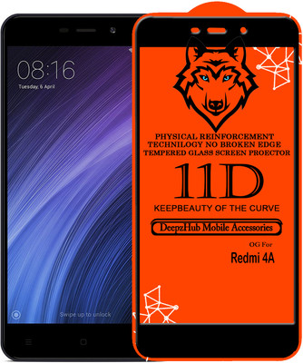 CRodible Edge To Edge Tempered Glass for Mi Redmi 4A(Pack of 1)