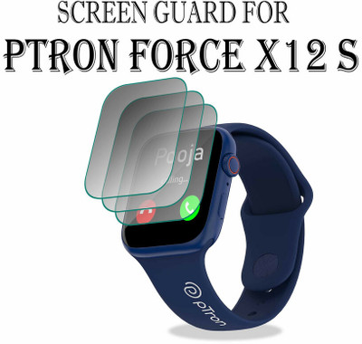 hirdesh Edge To Edge Screen Guard for Ptron X12s 1.85(Pack of 3)
