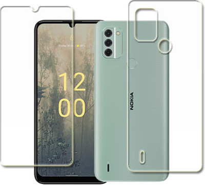 ARBAN Front and Back Tempered Glass for Nokia C31(Pack of 1)