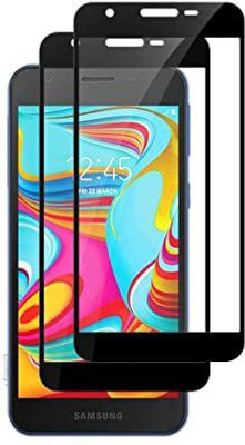HIE POWER Edge To Edge Tempered Glass for Samsung Galaxy A2 Core / J2 Core -11D Glass (Pack Of 2)(Pack of 2)