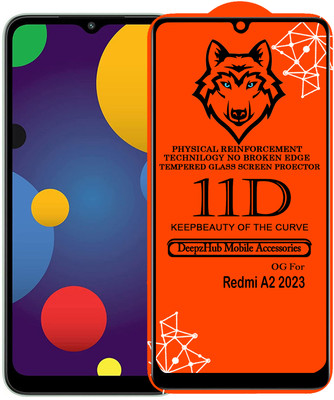 CRodible Edge To Edge Tempered Glass for Redmi A2 2023(Pack of 1)