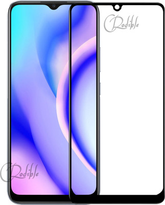 CRodible Edge To Edge Tempered Glass for Realme C15(Pack of 1)