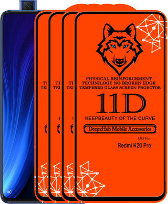 CRodible Edge To Edge Tempered Glass for Mi K20 Pro(Pack of 4)
