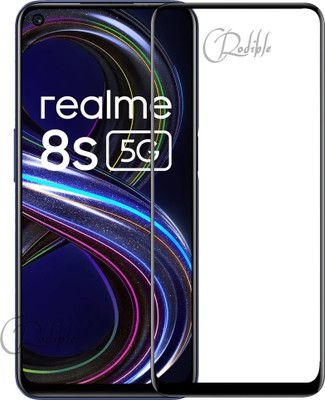 CRodible Edge To Edge Tempered Glass for Realme 8s 5G(Pack of 1)