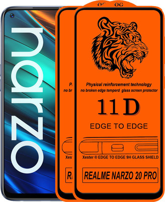 EXISITERS Front and Back Screen Guard for REALME NARZO 20 PRO(Pack of 2)