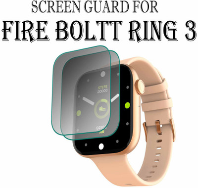 YCHROZE Edge To Edge Screen Guard for Fire-Boltt Ring 3 1.8 INCH(Pack of 2)