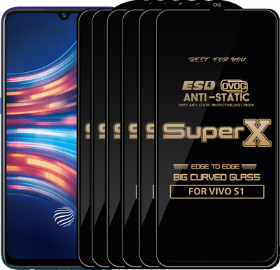 Qyist Edge To Edge Tempered Glass for VIVO S1(Pack of 6)