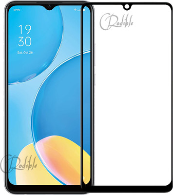 CRodible Edge To Edge Tempered Glass for OPPO A15s(Pack of 1)