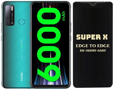 Blate Edge To Edge Tempered Glass for Tecno Spark Power 2 Air, DelhiGear Glass, Screen Protector, Tempered Glass, Screen Guard, Mobile Glass(Pack of 1)