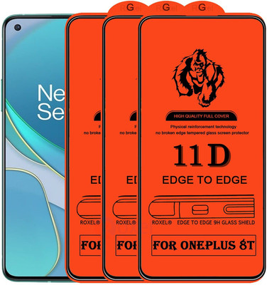 Donald Edge To Edge Tempered Glass for OnePlus 8T(Pack of 1)