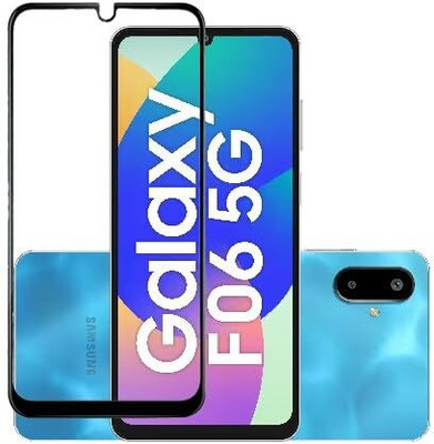 FwellT Edge To Edge Tempered Glass for Samsung Galaxy F06 5G(Pack of 1)