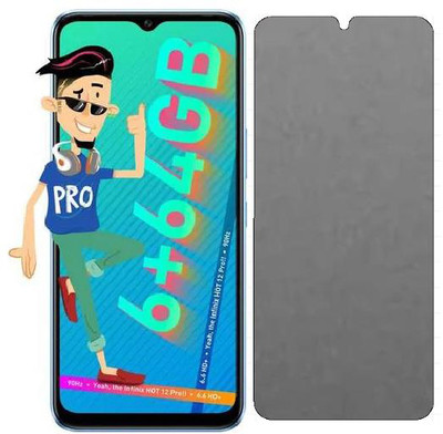 PHONICZ RETAILS Impossible Screen Guard for Infinix Hot 12 Pro(Pack of 1)