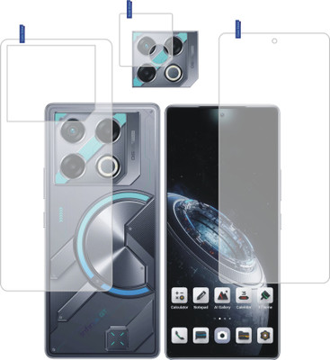 Screen Protector Front and Back Tempered Glass for INFINIX GT 20 PRO(Pack of 3)