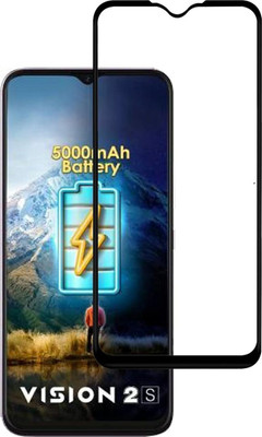 Hello Case Edge To Edge Tempered Glass for Itel Vision 2S(Pack of 1)